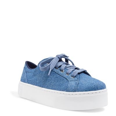 Tênis Flatform Jeans Azul Tijuca