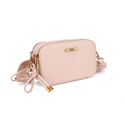 Bolsa Pequena Transversal Floater Rosa