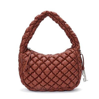 Bolsa Marrom Grande Soft Matelassê