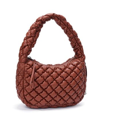 Bolsa Marrom Grande Soft Matelassê