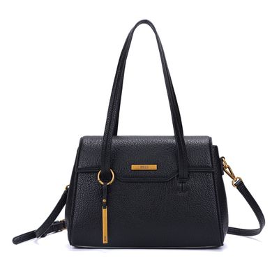 Bolsa Média Preta Floater Alça De Ombro