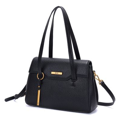 Bolsa Média Preta Floater Alça De Ombro