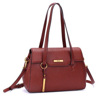 Bolsa Média Marrom Floater Alça De Ombro