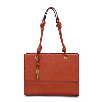 Bolsa Tote Floater Alça Nó Marrom Safari