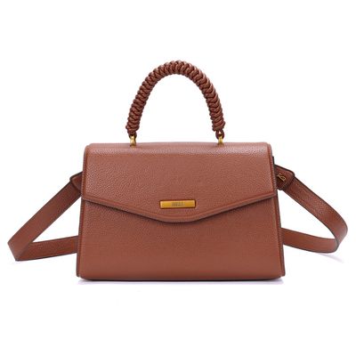 Bolsa Quadrada Marrom Floater Transversal