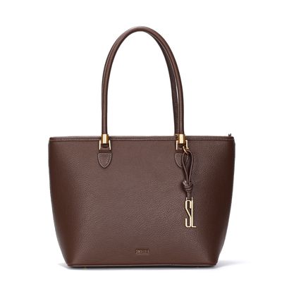 Bolsa Shopper Marrom Cocoa Floater Alça De Ombro