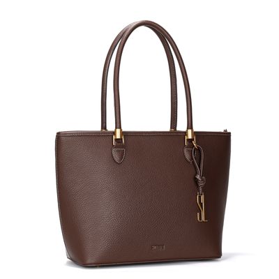 Bolsa Shopper Marrom Cocoa Floater Alça De Ombro