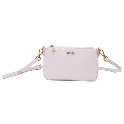 Bolsa Pequena Risco Off White Alça Transversal