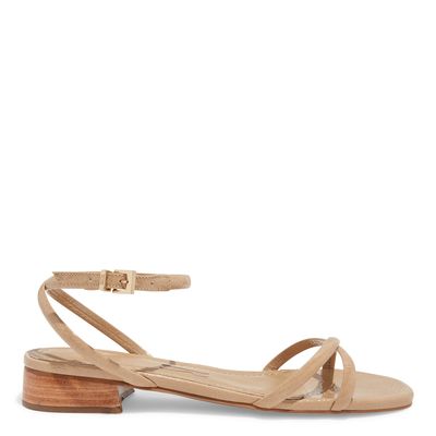 Rasteira Verniz Bico Redondo Glossy Bege