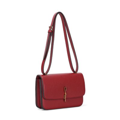 Bolsa Floater Pequena Vermelha Cherry Alça Transversal
