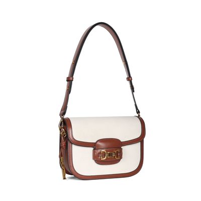 Bolsa De Ombro Off White Tramado Bridão