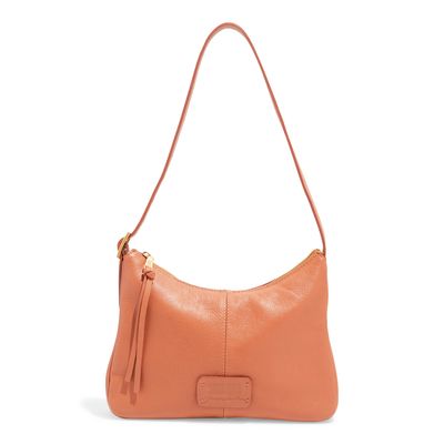 Bolsa Couro Floater Marrom Alça De Ombro