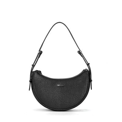 Bolsa Meia Lua Floater Preta Alça de Ombro