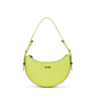 Bolsa Meia Lua Floater Verde Limão Alça de Ombro