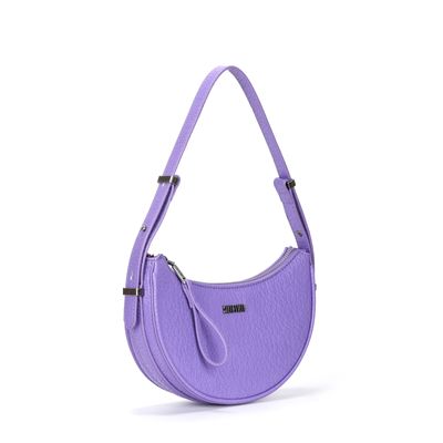 Bolsa Meia Lua Floater Roxo Viola Alça de Ombro