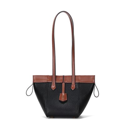 Bolsa Tramado Preta  Alça Longa