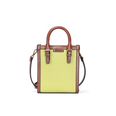 Bolsa Tote Floater Verde Limão Duas Alças