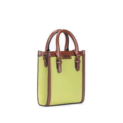 Bolsa Tote Floater Verde Limão Duas Alças