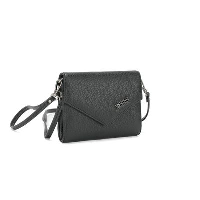 Bolsa Carteira Floater Preta Alça Transversal