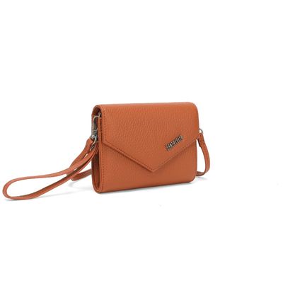 Bolsa Carteira Floater Marrom Safari Alça Transversal