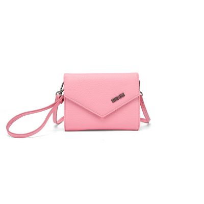 Bolsa Carteira Floater Rosa Alça Transversal