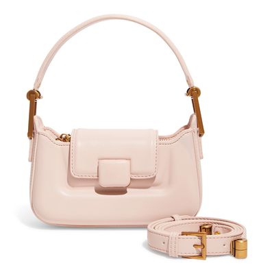 Bolsa Com Caixa Material Soft Rosa Candy Duas Alças