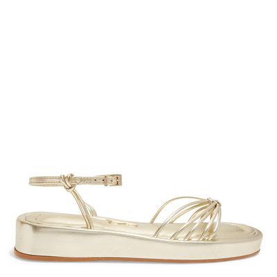 Papete Flat Form Metalizada  Dourada