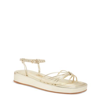 Papete Flat Form Metalizada  Dourada