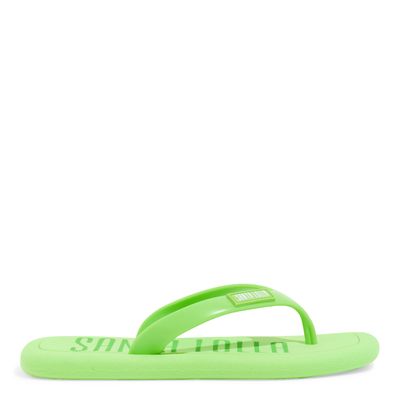 Chinelo Flip Flop Nuvem Borracha Verde Limão