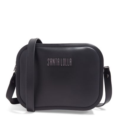 Bolsa Borracha Alça Transversal Preta