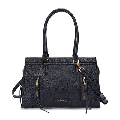 Bolsa Quadrada Preta Floater Alça De Ombro