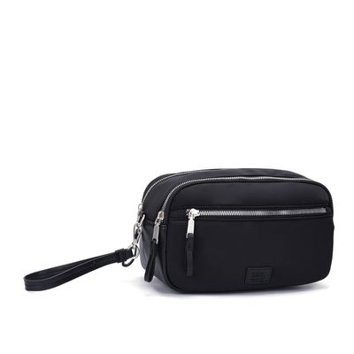 Necessaire Vermelho Cherry Nylon Alça De Mão