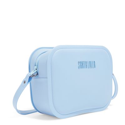 Bolsa Borracha Alça Transversal Azul Bebê