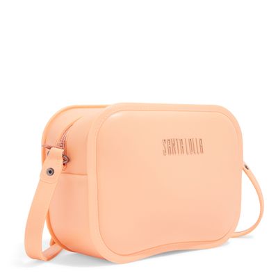 Bolsa Borracha Alça Transversal Laranja
