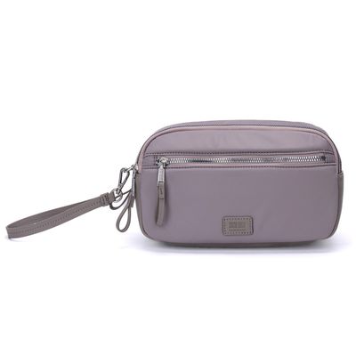 Necessaire Vermelho Cherry Nylon Alça De Mão