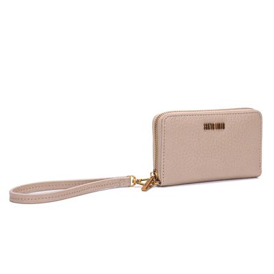 Carteira Floater Bege Alça De Mão