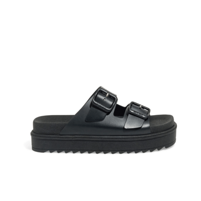 Papete Flatform Borracha Preta