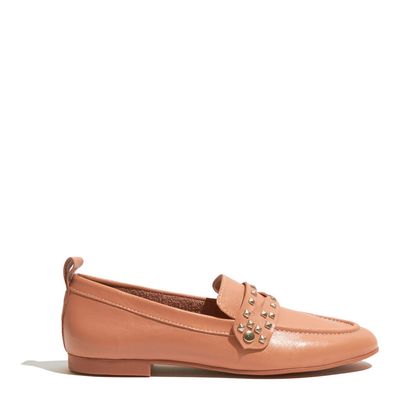 Mocassim Changeable Couro Nobre Soft Bico Redondo Bege