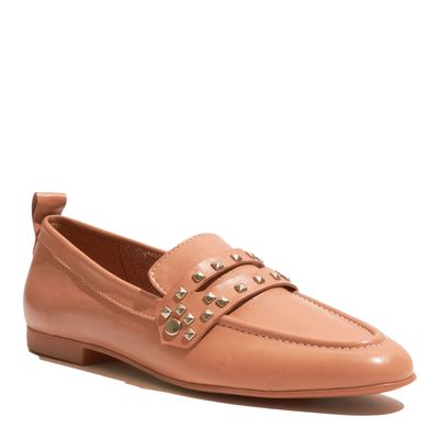 Mocassim Changeable Couro Nobre Soft Bico Redondo Bege