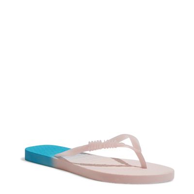 Chinelo Flip Flop Bicolor Rosa e Azul