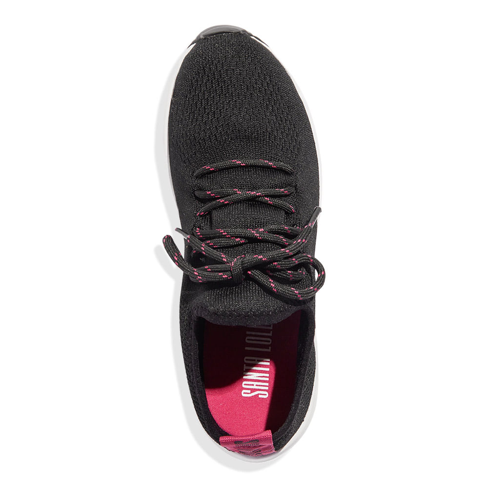 Tênis Knit Preto - Santa Lolla Tênis Knit Preto - Santa Lolla