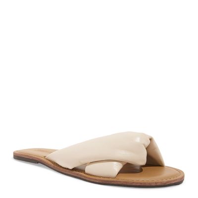 Rasteira Couro Nobre Soft Off White