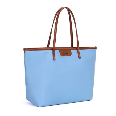 Bolsa Shopper Universitária Nylon Azul Gelatto