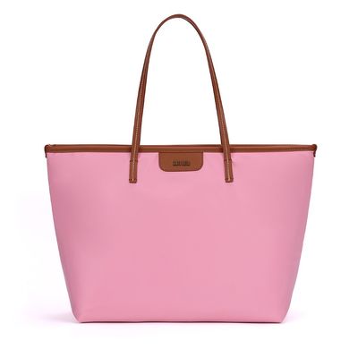 Bolsa Shopper Universitária Nylon Rosa Cotton