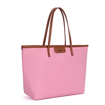 Bolsa Shopper Universitária Nylon Rosa Cotton