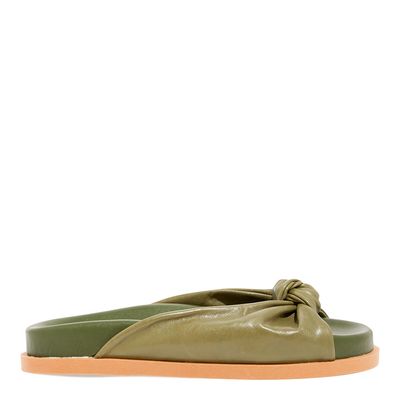 Papete Couro Nobre Soft Verde Savana