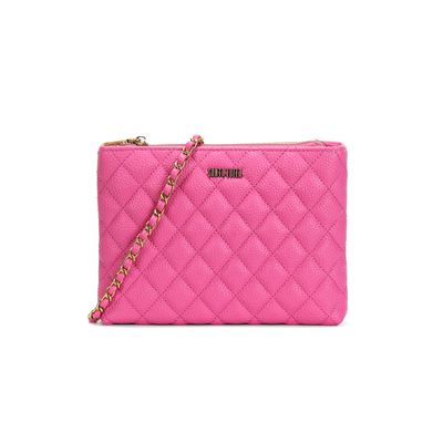 Bolsa Matelassê Floater Rosa Pink Alça Transversal