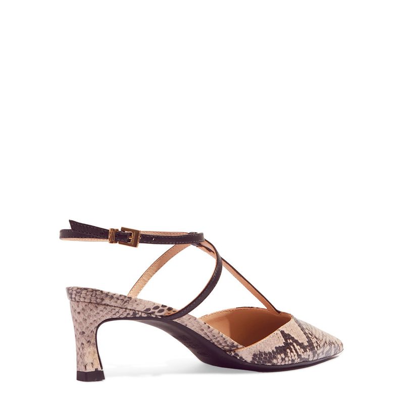 Scarpin Specchio Animal Print Cobra Bico Fino - Santa Lolla Scarpin Specchio Animal Print Cobra Bico Fino - Santa Lolla