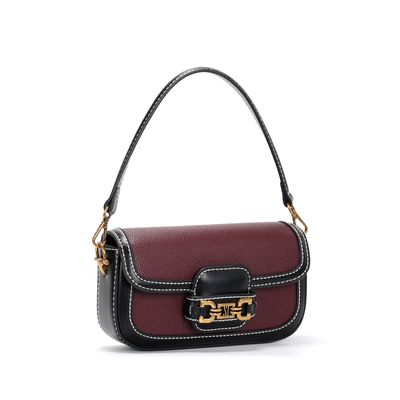 Bolsa Pequena Material Floater Vermelho Merlot Duas Alças