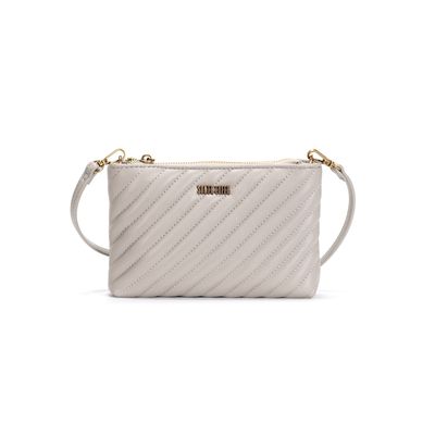 Bolsa Pequena Soft Cinza Alça Transversal